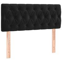 Hoofdbord LED 100x7x78/88 cm fluweel zwart - thumbnail