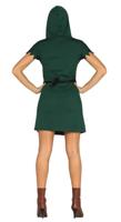 Groen Robin Hood Kostuum Vrouw - thumbnail