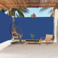 VidaXL Windscherm uittrekbaar 220x600 cm blauw - thumbnail