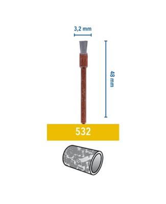 Dremel RVS borstel 3,2 mm Dremel 532 532 26150532JA 3 stuk(s) Dremel RVS borstel 3,2 mm Dremel 532 532 26150532JA 3 stuk(s)