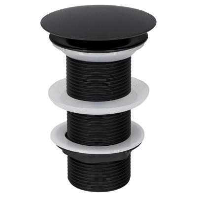Differnz Differnz always open L afvoerplug voor fontein - mat zwart