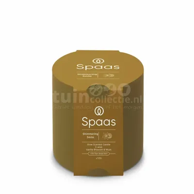 Spaas Glow Geurkaars 2-Wick Shimmering Smile