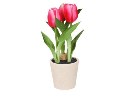 LIVARNO Kunsttulpen in pot (Lichtroze)