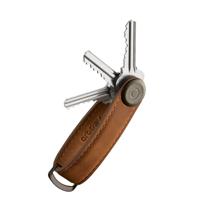 Orbitkey Crazy Horse Leather Key Organiser chestnut brown - thumbnail