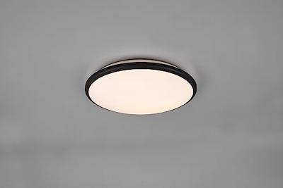 Trio Witte led plafonnièreMeta met hout - R67191131