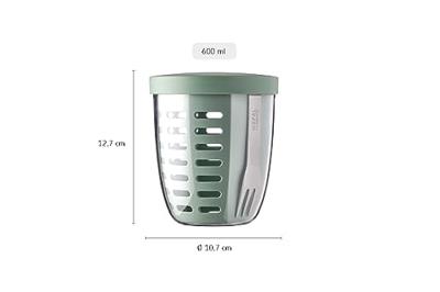 Mepal fruit en veggie pot ellipse nordic blue