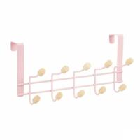 Kapstok voor deur Roze Hout Metaal 35 x 17 x 15 cm (6 Stuks) - thumbnail