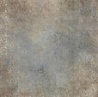 Vloer-/wandtegel Stargres Azteca 60x60cm midden grijs mat gerectificeerd - thumbnail