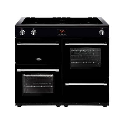 Belling Farmhouse 100Ei Range-fornuis Inductiekookplaat zones Zwart Belling Farmhouse 100Ei Range-fornuis Inductiekookplaat zones Zwart