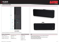 Gator Cases GC-BASS ABS-koffer voor elektrische basgitaar - thumbnail