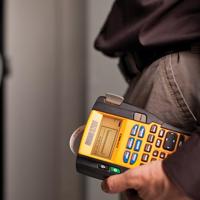 Labeltape DYMO IND RHINO 18489 Tapekleur: Wit Tekstkleur:Zwart 19 mm 3.5 m - thumbnail