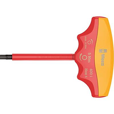 Wera 400 i VDE geïsoleerde Hex Draaimoment-indicator, 5 x 5,0 Nm - 05004981001 Wera 400 i VDE geïsoleerde Hex Draaimoment-indicator, 5 x 5,0 Nm - 05004981001