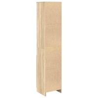 Highboard 37,5x35x180 cm spaanplaat sonoma eikenkleurig - thumbnail