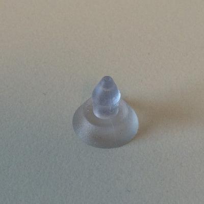 Zuignap transp 14 mm punt pijl 100 stuks