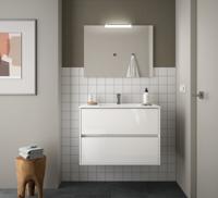 Muebles Project badmeubel hoogglans wit 80cm - thumbnail