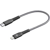 Cellularline Extreme USB Typ-C auf Lightning Kabel 15cm - mfi - thumbnail