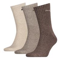Puma Sportsokken Light Brown Melange 3-pack-47-49 - thumbnail