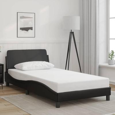 Bedframe "Dover" kunstleer zwart 100x203 cm