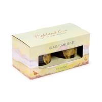 Jan Pashley Highland Koe Set 2 glazen Drinkglazen 250ml - thumbnail