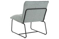 Leunstoel Home ESPRIT Zwart Groen Metaal 66 x 71 x 77 cm - thumbnail