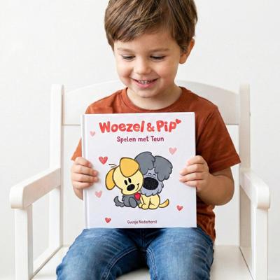Boek met naam en foto - Woezel & Pip - Spelen met jou (Hardcover)