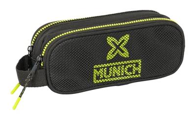 Pennenetui met 2 vakken Munich Beat Zwart 21 x 8 x 6 cm Pennenetui met 2 vakken Munich Beat Zwart 21 x 8 x 6 cm