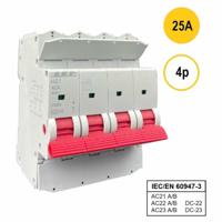 HS1 lastscheider 4 polig 40A hoofdschakelaar werkschakelaar lastschakelaar Voor AC en DC stroom - thumbnail