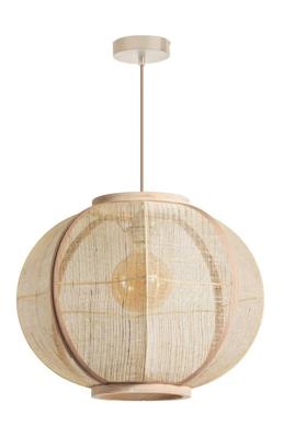 ETH Japandi hanglampFabric zandkleurig Ø 48cm - 05-HL4039-59
