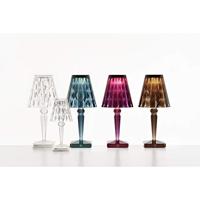 Kartell Big Battery Tafellamp - Transparant - Draadloos - thumbnail