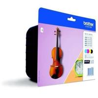 Brother inktcartridge, 1.200 pagina's, OEM LC-127XLVALBP, 4 kleuren - thumbnail