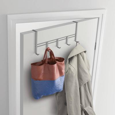 Metaltex Deurkapstok 5 Haken 38x15 cm Zilver