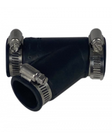 Air Aqua Flexibel Rubber Y-stuk 32mm - Weerbestendig & Montage Zonder Gereedschap - thumbnail