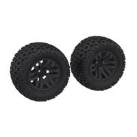 Arrma - dBoots 'FORTRESS MT' Tire Set Glued, Black (2) (ARA-1608) - thumbnail