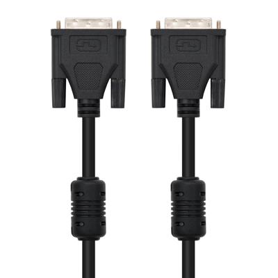 NanoCable 10.15.0802 DVI naar DVI dual link kabel 24+1, mannelijk/zwart, 1,8 m