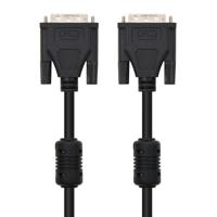 NanoCable 10.15.0802 DVI naar DVI dual link kabel 24+1, mannelijk/zwart, 1,8 m - thumbnail