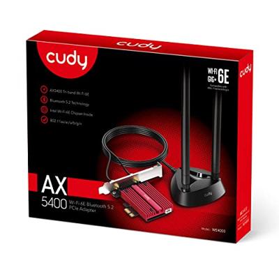 Cudy WE4000 netwerkkaart Intern WLAN / Bluetooth 2400 Mbit/s