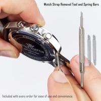 Morellato Bolle Croco Horlogeband Zwart 20 mm - thumbnail