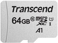 Transcend Premium 300S microSDXC-kaart 64 GB Class 10, UHS-I, UHS-Class 1 - thumbnail