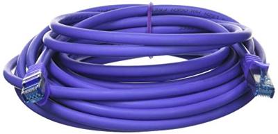 LogiLink CQ308VS RJ45 Netwerkkabel, patchkabel CAT 6A S/FTP 7.50 m Violet Vlambestendig, Halogeenvrij, Snagless 1 stuk(s)