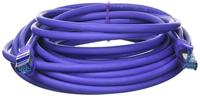 LogiLink CQ308VS RJ45 Netwerkkabel, patchkabel CAT 6A S/FTP 7.50 m Violet Vlambestendig, Halogeenvrij, Snagless 1 stuk(s) - thumbnail