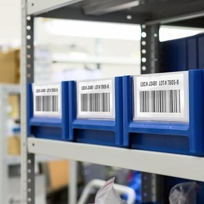 Avery-Zweckform Rol met etiketten Compatibel vervangt DYMO 1976411 25 x 54 mm Folie Wit 160 stuk(s) Permanent hechtend Universele etiketten A1976411