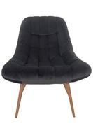 Artistiq Fauteuil 'Jurre' Velvet, kleur Grijs - thumbnail