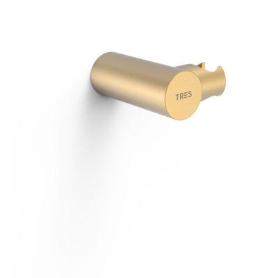 Handdouchehouder Tres Loft | Verstelbaar | Messing | Rond | 24k Goud mat