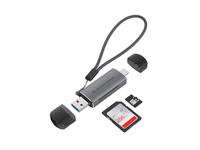 Conceptronic BIAN05G geheugenkaartlezer USB 3.2 Gen 1 (3.1 Gen 1) Type-A/Type-C Grijs - thumbnail