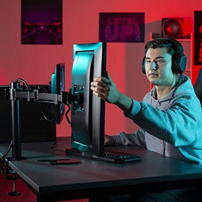 Hama Monitorhouder voor 2 Monitoren Zwart