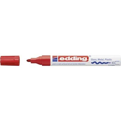 Edding glanslakmarker e-750 CR rood Edding glanslakmarker e-750 CR rood