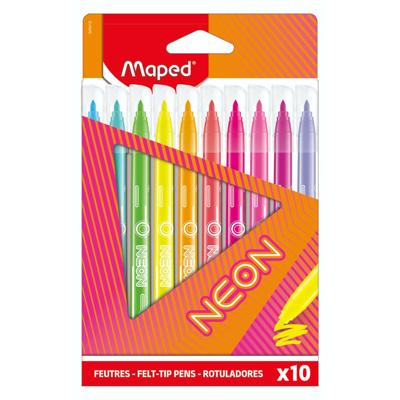 Viltstift Maped Neon set à 10 kleuren