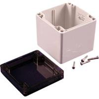 Hammond Electronics 1554EE2GYSL Universele behuizing 90 x 90 x 90 Polycarbonaat Grijs 1 stuk(s) - thumbnail