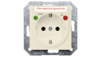 Siemens 5UB1565 Wandcontactdoos met randaarde Delta Wit Schakelmateriaal 1 stuk(s)