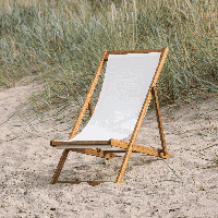 Nohr Loungestoel 'Trevis' Acaciahout, kleur Beige - thumbnail